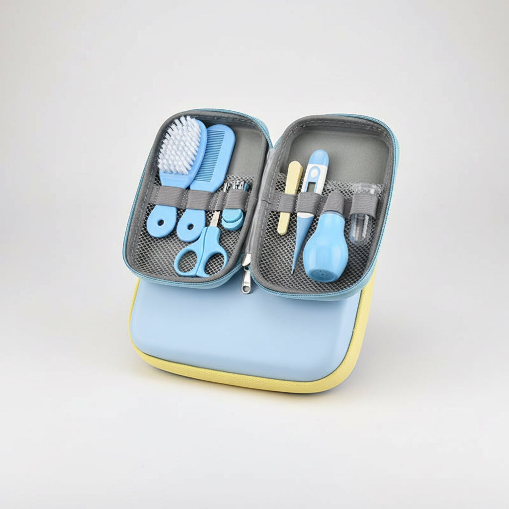 Baby Grooming Kit – 8pcs Newborn Nail Clipper & Healthcare Set