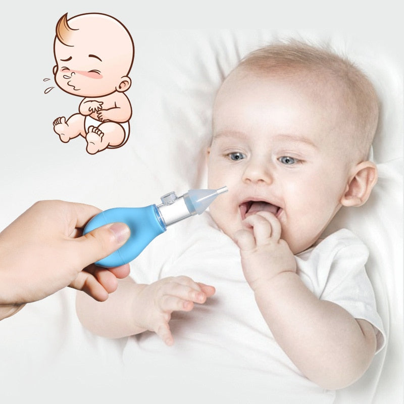 Infant Nasal Aspirator – Manual Silicone Pump Mucus Cleaner