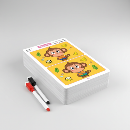 Spot the Difference Card Game – Focus Training Educational Toy for Kids