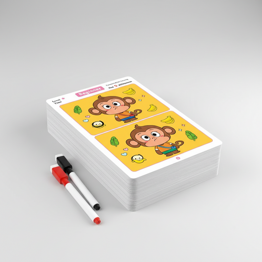 Spot the Difference Card Game – Focus Training Educational Toy for Kids