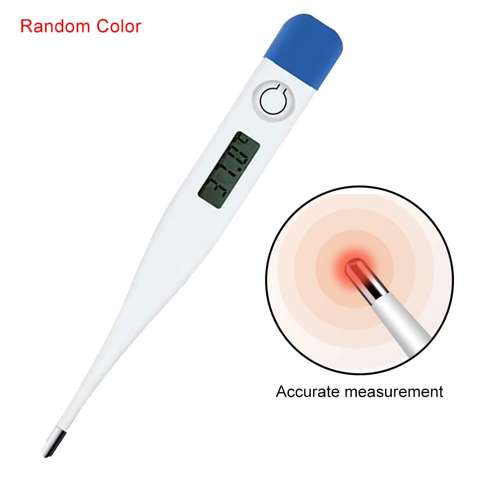 Digital LCD Thermometer – Safe Oral & Underarm Body Temperature for Baby and Adult