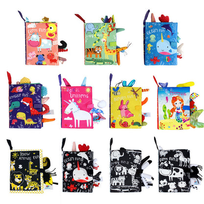 Baby Cloth Book – 3D Washable Soft Book for Toddlers, Tear-Resistant Learning Toy