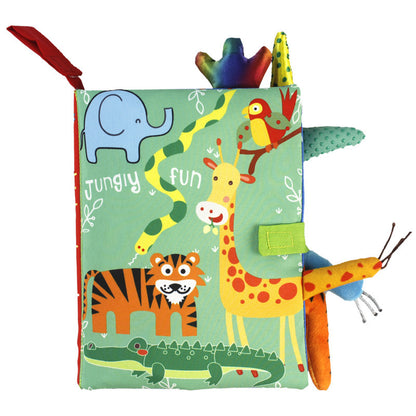 Baby Cloth Book – 3D Washable Soft Book for Toddlers, Tear-Resistant Learning Toy