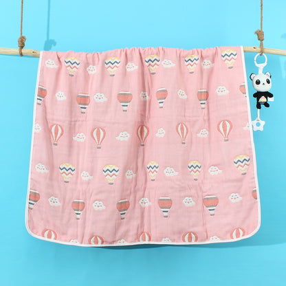 Baby Gauze Towel – 6-Layer Soft Cotton Washcloth for Kids