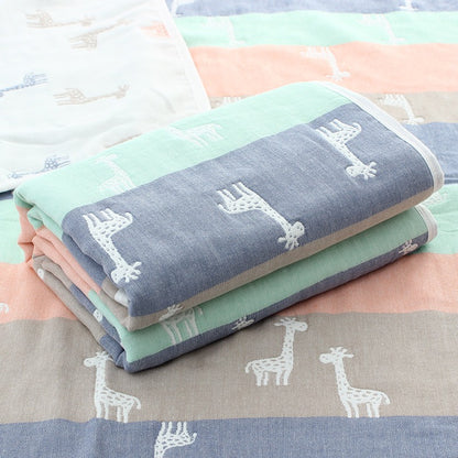 Baby Gauze Towel – 6-Layer Soft Cotton Washcloth for Kids