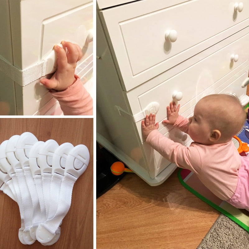 Child Safety Locks – 10Pcs Baby Proof Cabinet & Door Protection