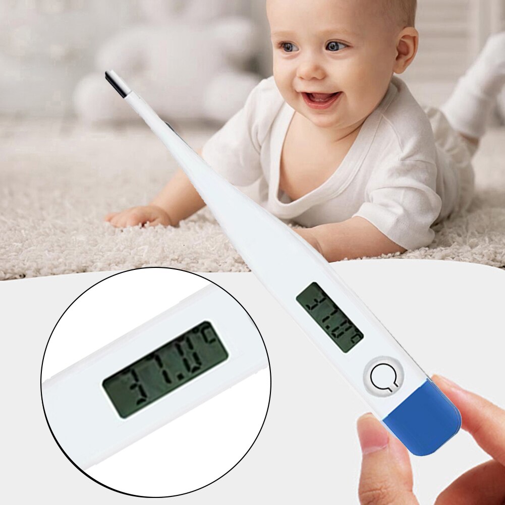 Digital LCD Thermometer – Safe Oral & Underarm Body Temperature for Baby and Adult