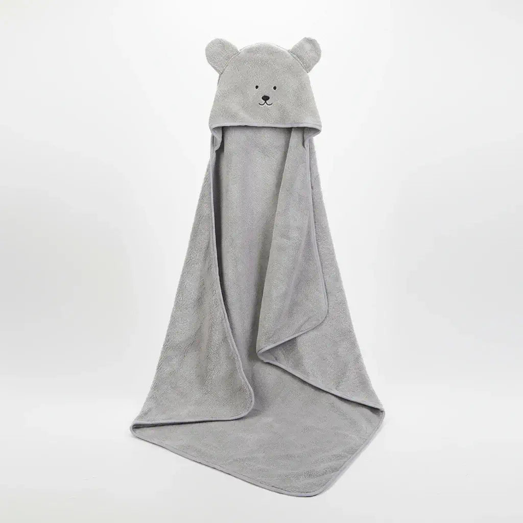 Baby Hooded Bath Towel – Soft Poncho Fleece Infant Towel Blanket