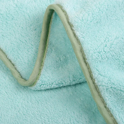 Baby Hooded Bath Towel – Soft Poncho Fleece Infant Towel Blanket