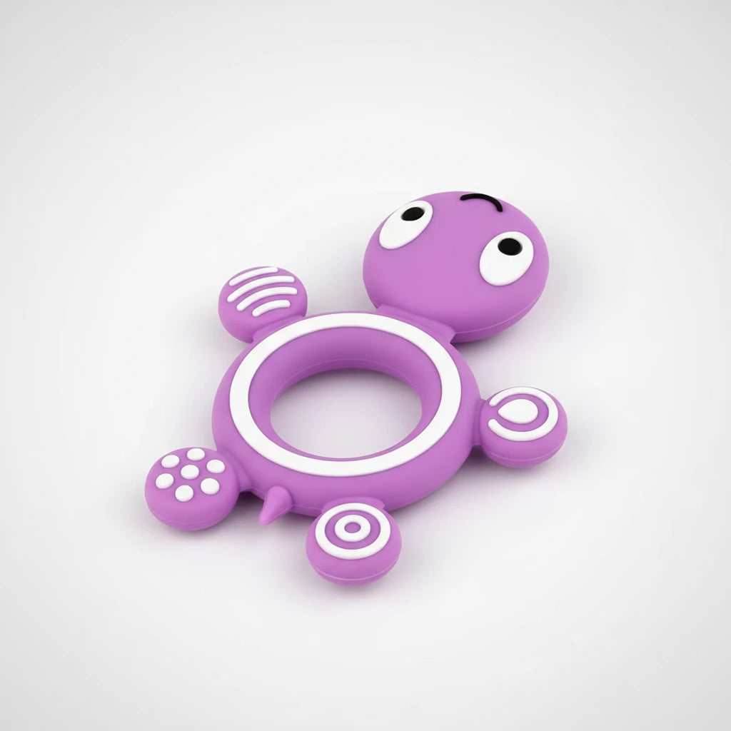 Turtle Silicone Teether – BPA-Free Baby Teething Necklace Pendant