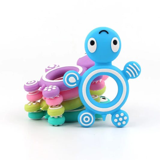 Turtle Silicone Teether – BPA-Free Baby Teething Necklace Pendant