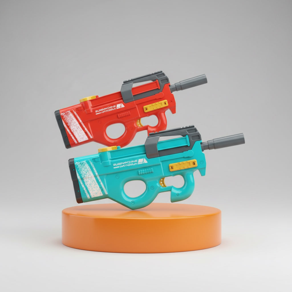 P90 Electric Water Gun – Large Capacity Outdoor Summer Toy for Kids & Adults
