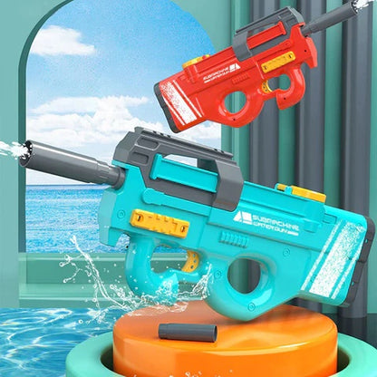 P90 Electric Water Gun – Large Capacity Outdoor Summer Toy for Kids & Adults
