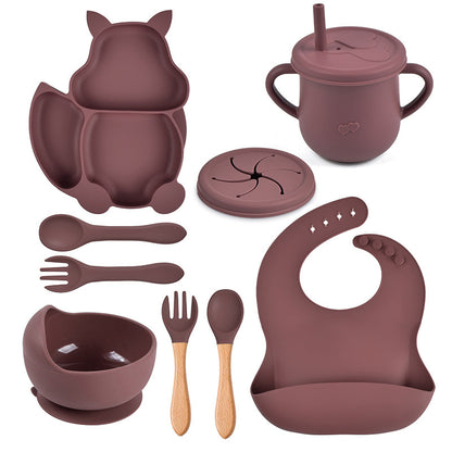 Baby Silicone Tableware Set – 8-Piece Feeding Kit