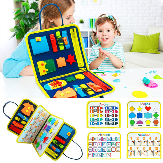 Busy Book for Kids – Sensory Learning & Educational Toy