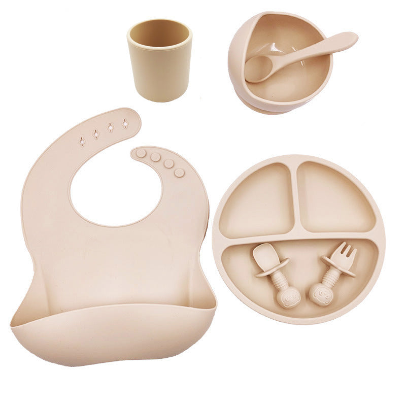Baby Silicone Feeding Set – BPA Free 7-Piece Tableware Kit