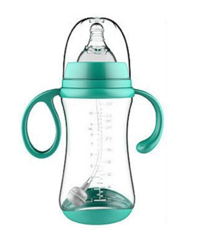 Baby Silicone Feeding Bottle with Handles – Anti-Colic