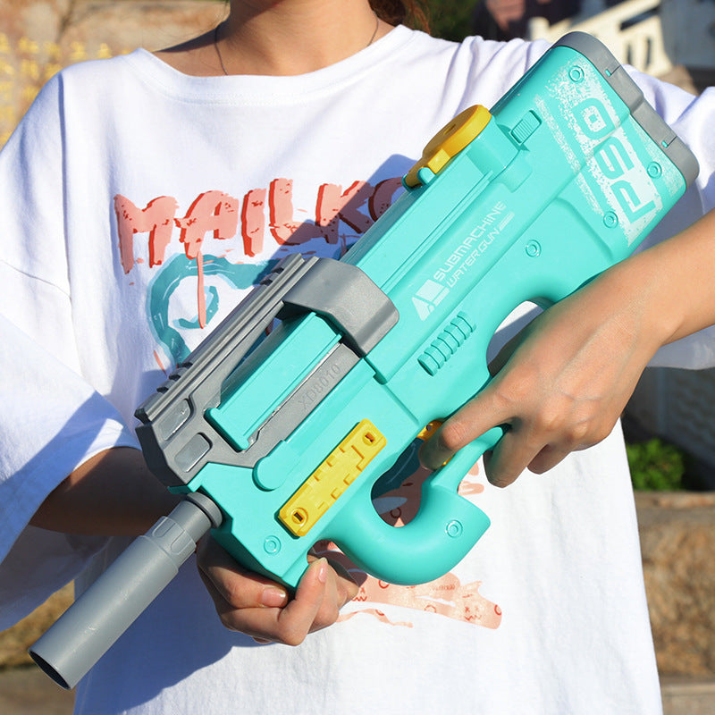 P90 Electric Water Gun – Large Capacity Outdoor Summer Toy for Kids & Adults
