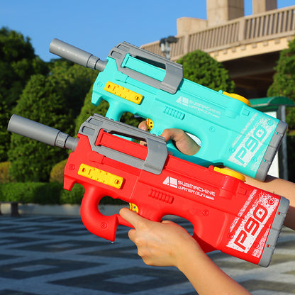 P90 Electric Water Gun – Large Capacity Outdoor Summer Toy for Kids & Adults