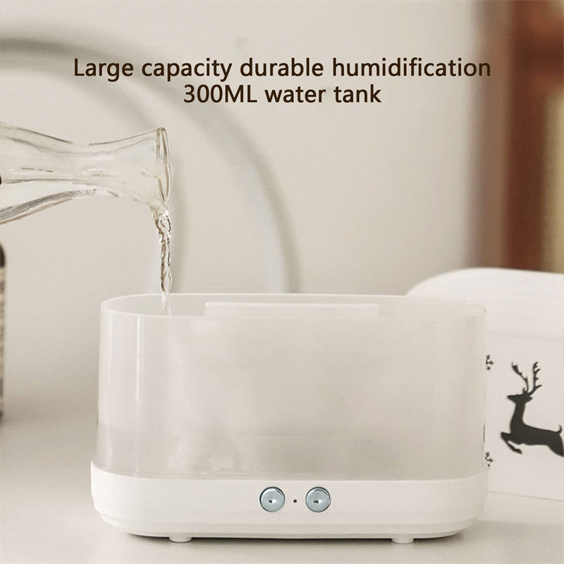 Elk Flame Humidifier & Diffuser Lamp 300ML water tank with large capacity for durable humidification.