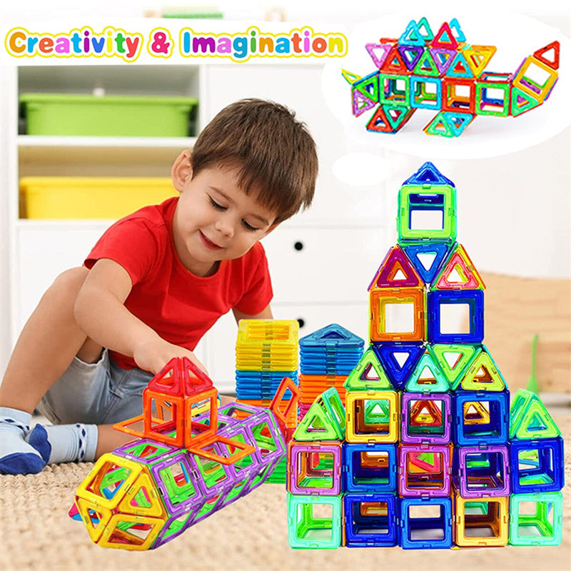 Magnetic Building Blocks – DIY Construction Set for Kids Creative Designer Toys
