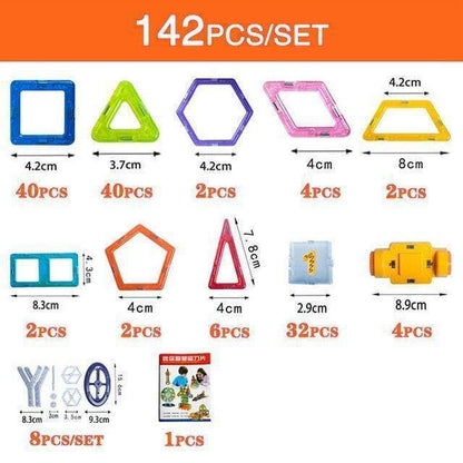 Magnetic Building Blocks – DIY Construction Set for Kids Creative Designer Toys