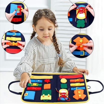 Busy Book for Kids – Sensory Learning & Educational Toy