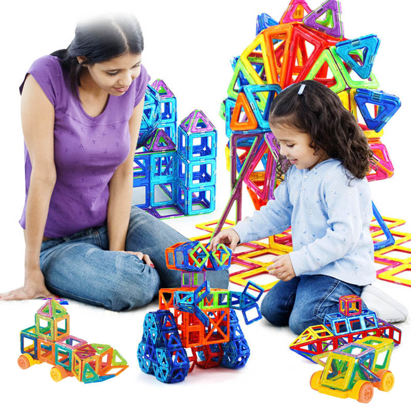 Magnetic Building Blocks – DIY Construction Set for Kids Creative Designer Toys